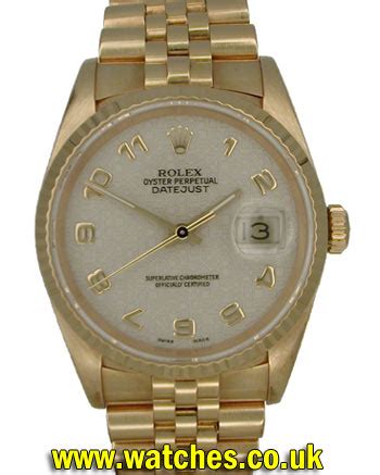 Rolex Oyster Perpetual Datejust 18ct, 16238 